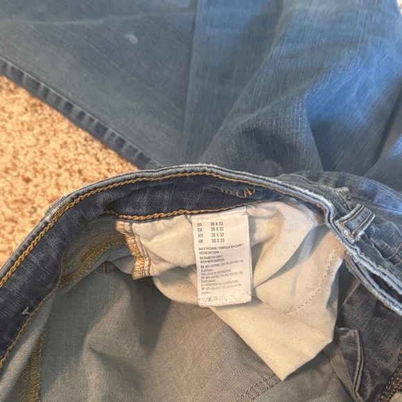 American Eagle Outfitters Men's Straight Blue Jeans - Picture 4 of 5